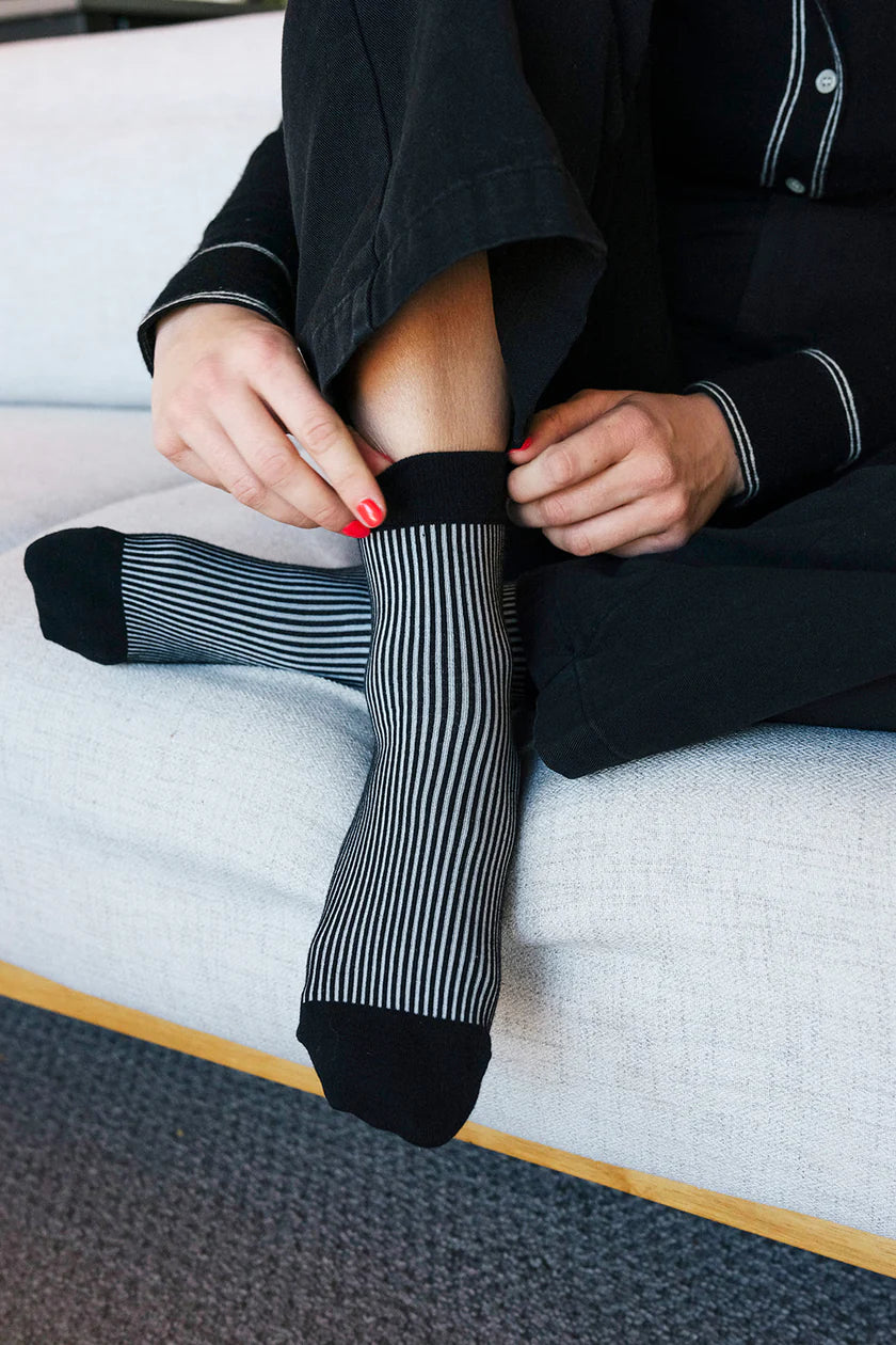 Trey Ankle Sock - Black