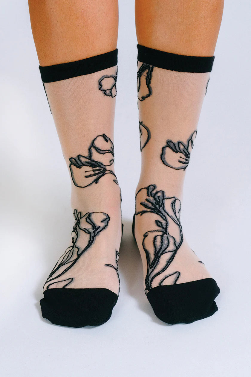 Flower Ankle Sock