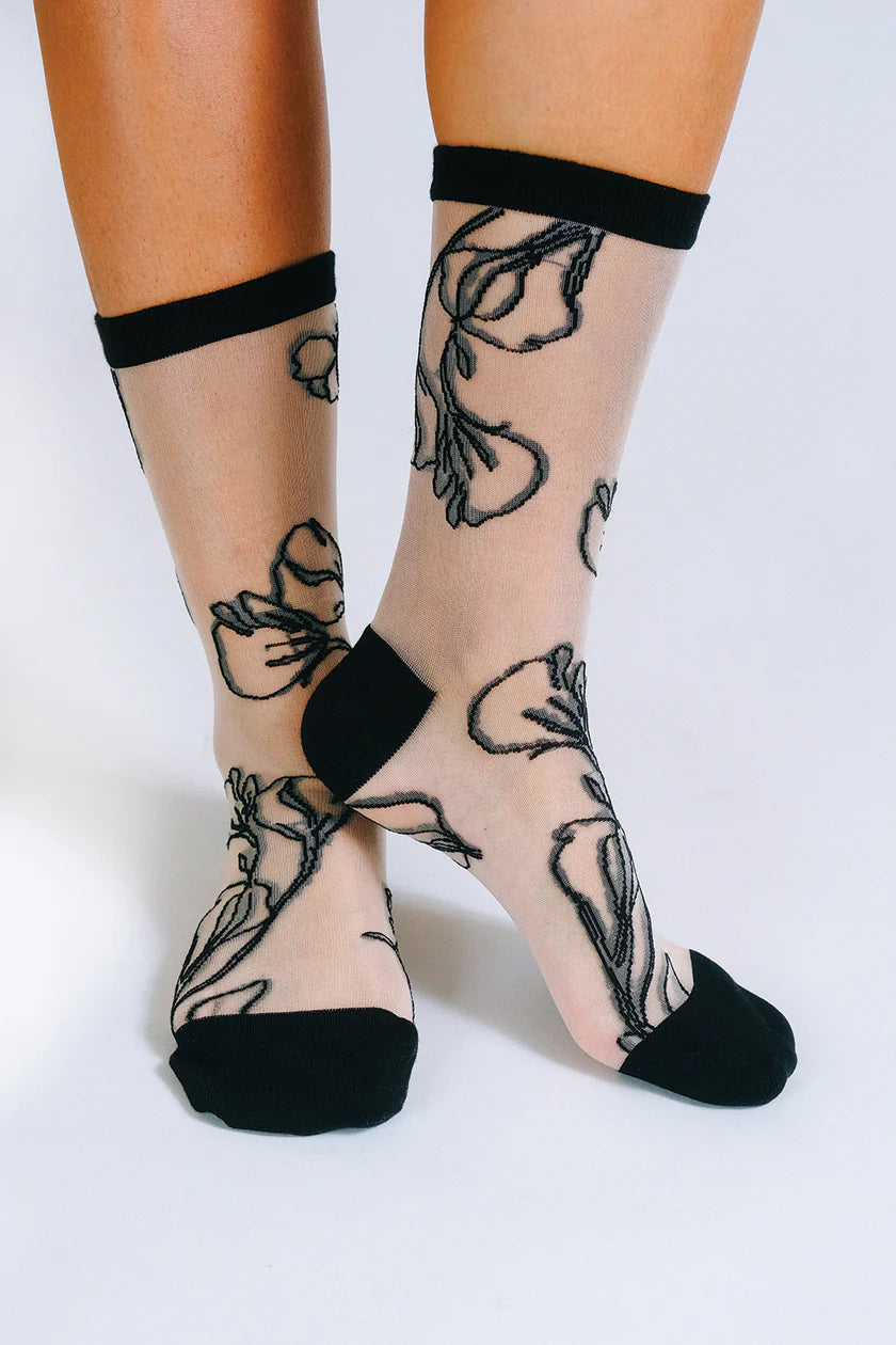 Flower Ankle Sock