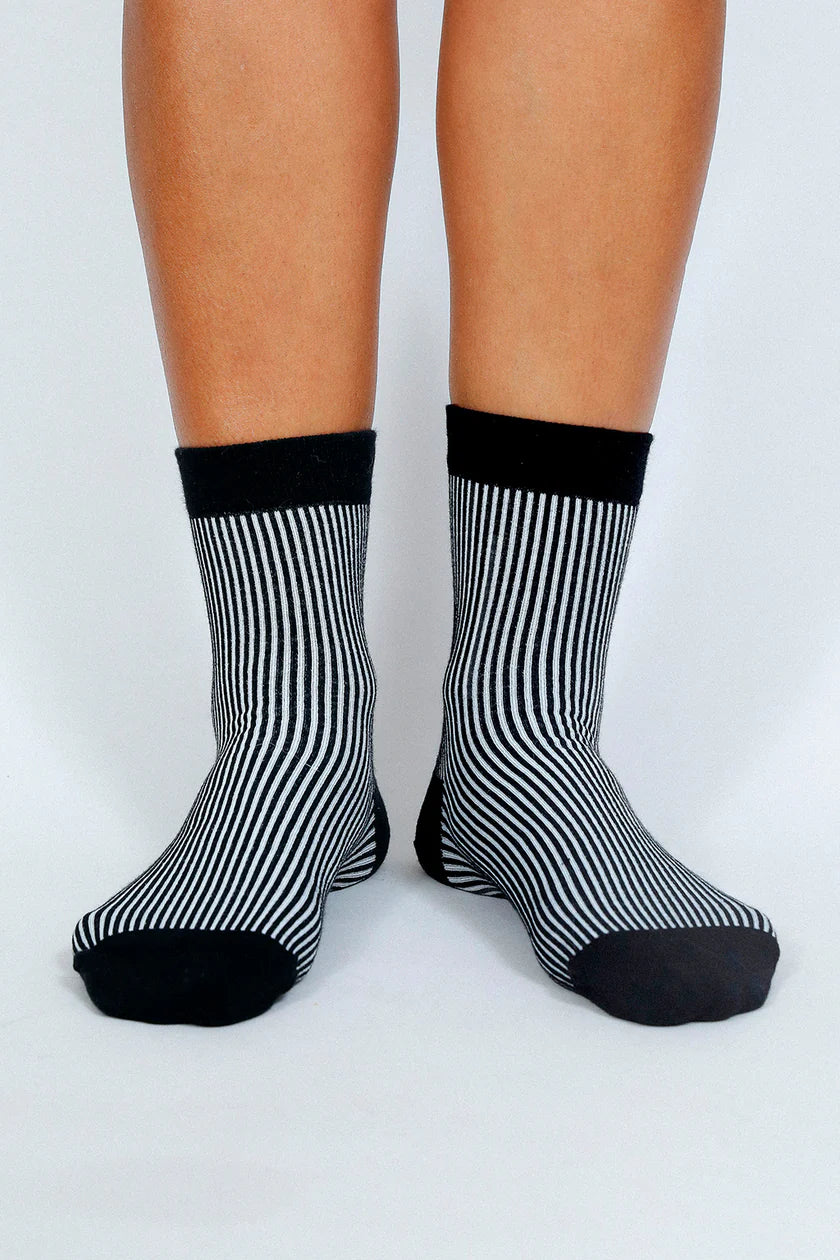 Trey Ankle Sock - Black