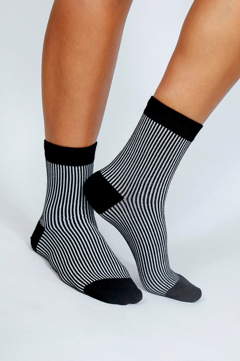 Trey Ankle Sock - Black