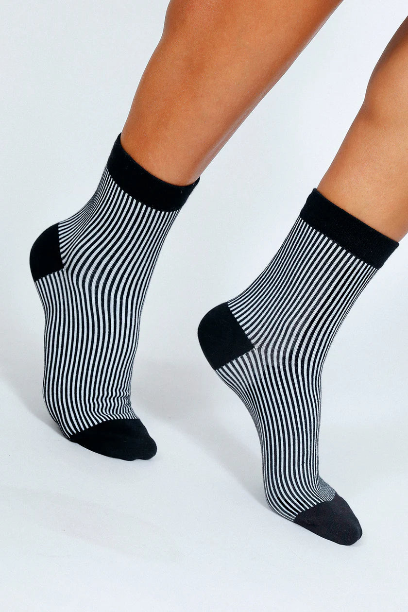 Trey Ankle Sock - Black