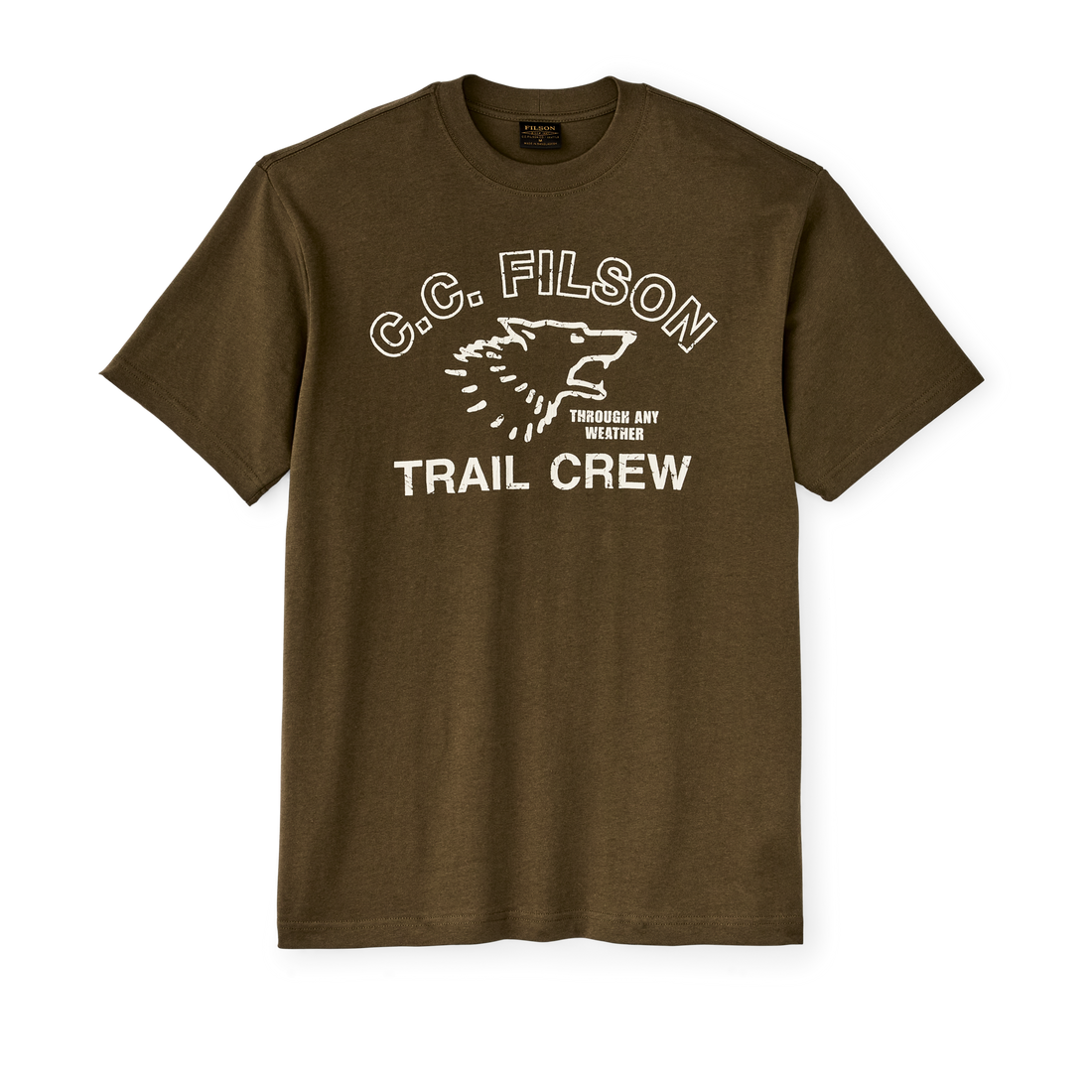 FILSON FRONTIER GRAPHIC T-SHIRT - MILITARY OLIVE / TRAIL