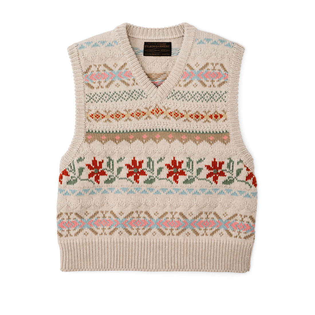 Women's Jacquard Cotton Vest