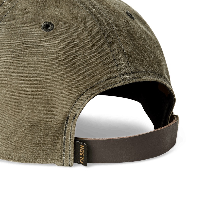 OIL TIN CLOTH LOW-PROFILE LOGGER CAP - OTTER GREEN