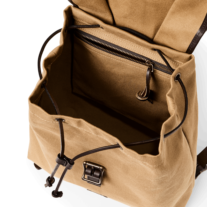 Rugged Twill Drawstring Backpack