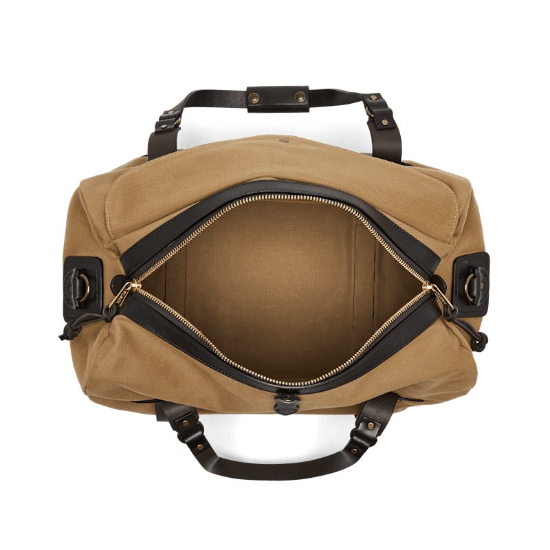 RUGGED TWILL MEDIUM DUFFLE BAG - TAN