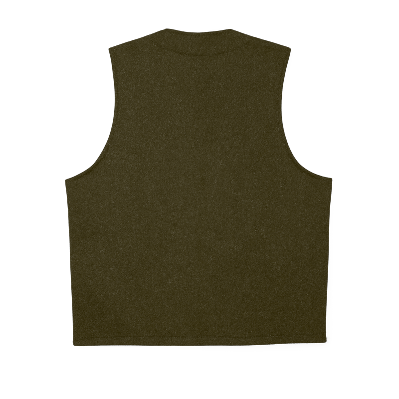 FILSON MACKINAW WOOL VEST - FOREST GREEN