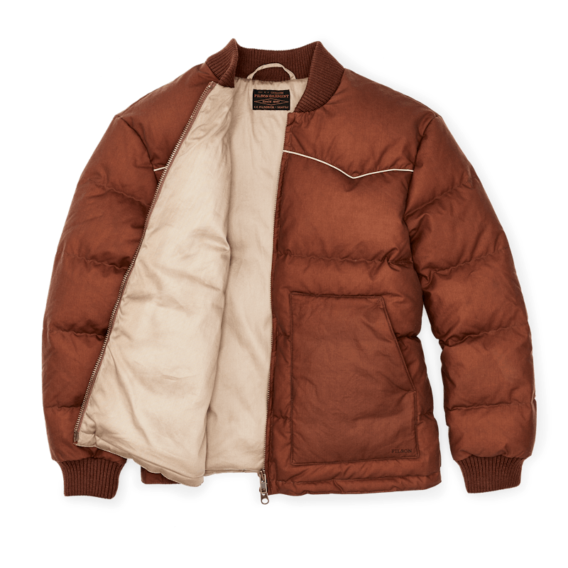 Women's Waxed Down Jacket - Madder Root