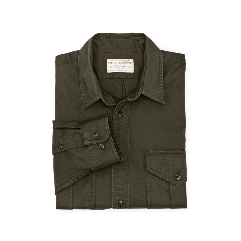 LIGHTWEIGHT ALASKAN GUIDE SHIRT - DARK OLIVE