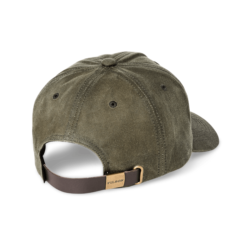 OIL TIN CLOTH LOW-PROFILE LOGGER CAP - OTTER GREEN