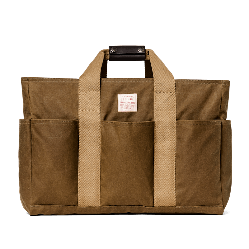 FILSON TIN CLOTH OPEN SUPPLY TOTE