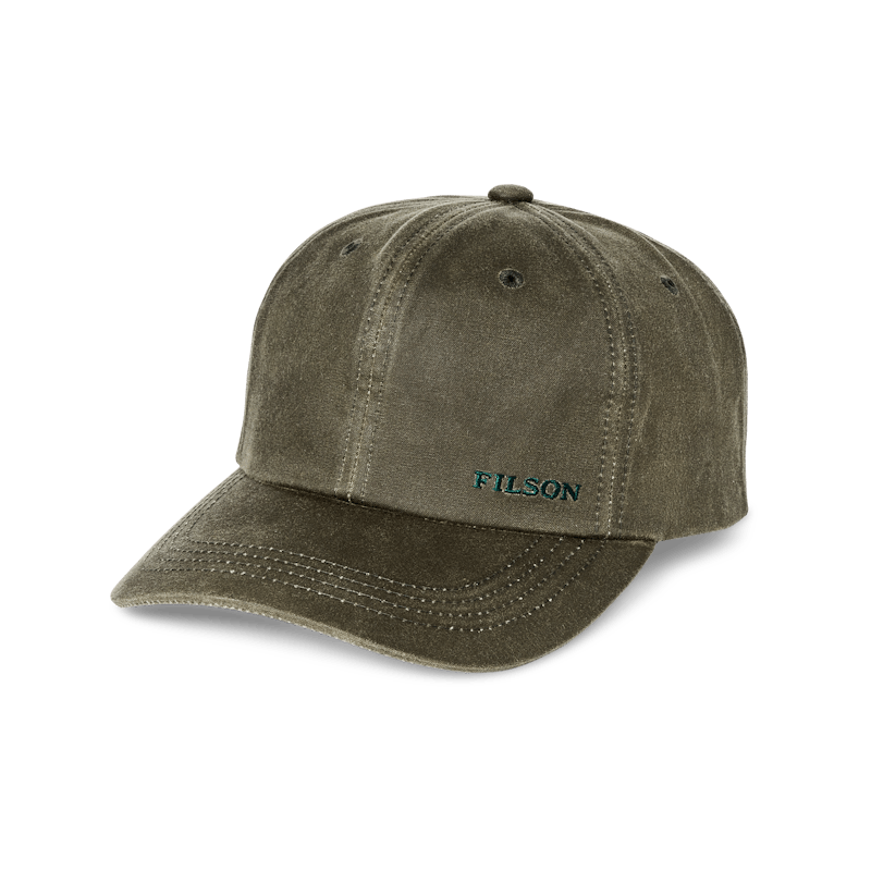 OIL TIN CLOTH LOW-PROFILE LOGGER CAP - OTTER GREEN