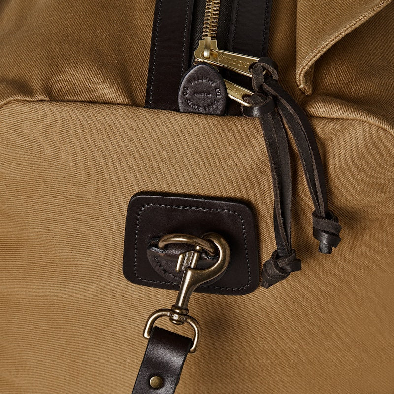 RUGGED TWILL MEDIUM DUFFLE BAG - TAN