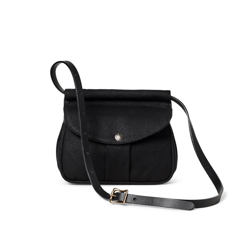 Rugged Twill Convertible Field Bag - Black