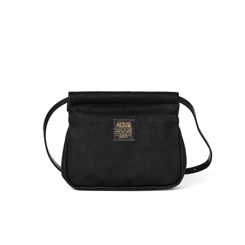 Rugged Twill Convertible Field Bag - Black