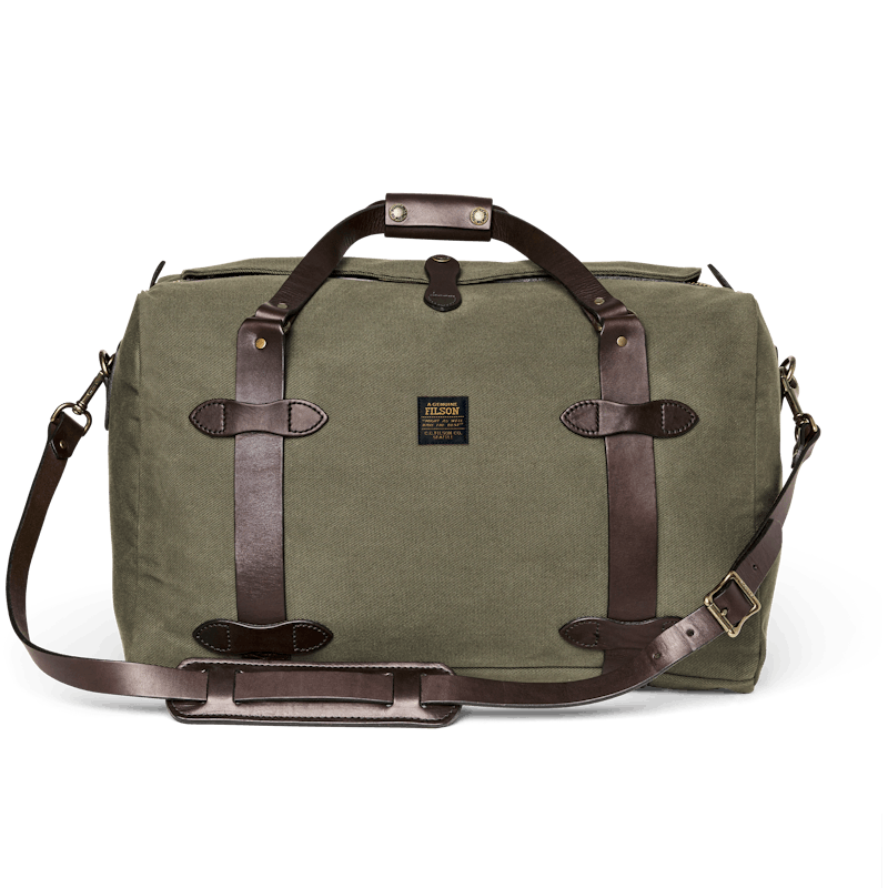 RUGGED TWILL MEDIUM DUFFLE BAG - OTTER GREEN