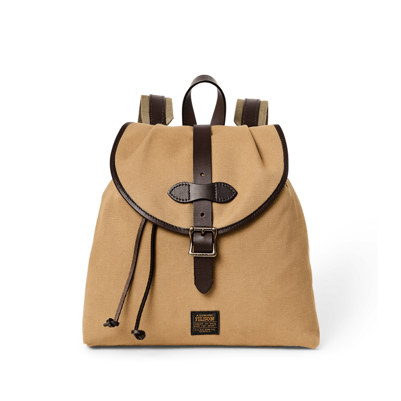 Rugged Twill Drawstring Backpack