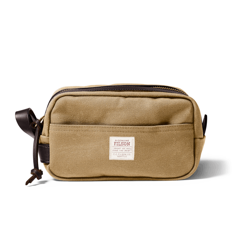 Rugged Twill Travel Kit- Tan