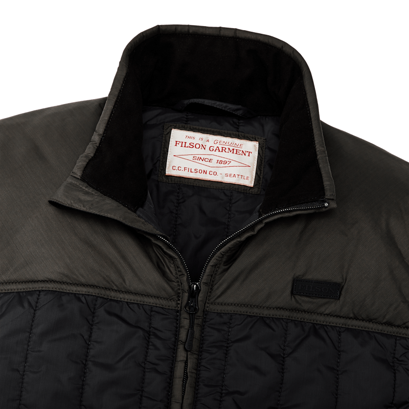 FILSON ULTRALIGHT VEST - Black / Olive / Gray