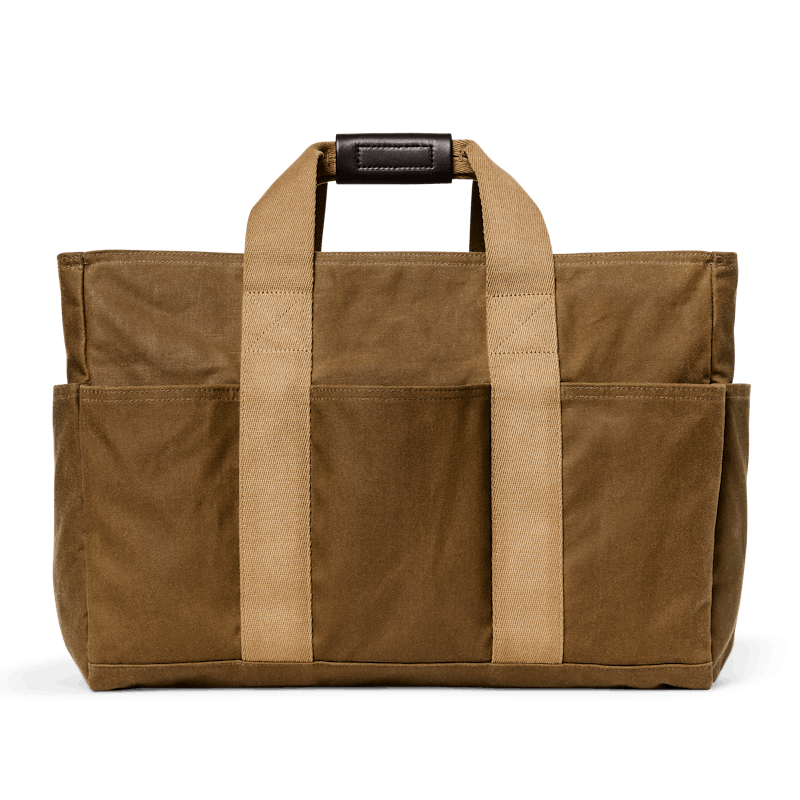 FILSON TIN CLOTH OPEN SUPPLY TOTE