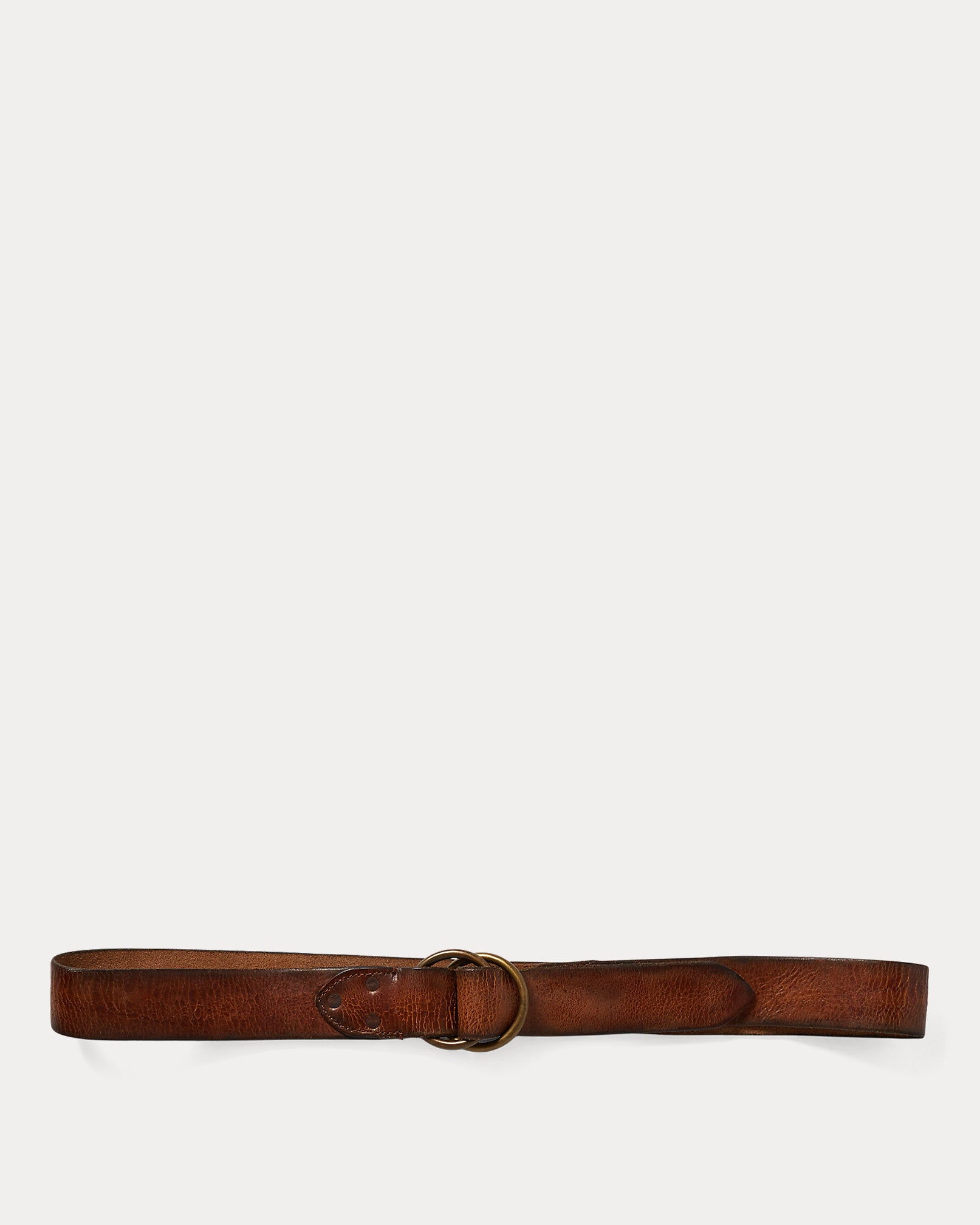 RRL Distressed Leather Belt