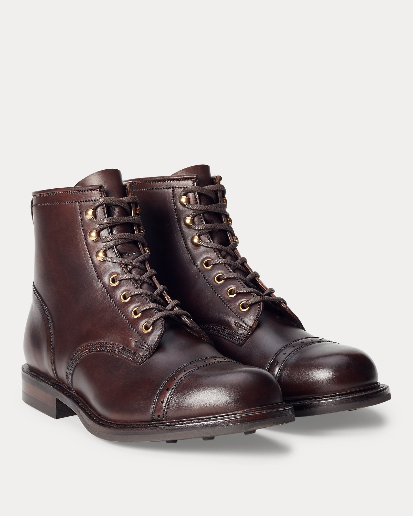 RRL Hand-Burnished Leather Boot