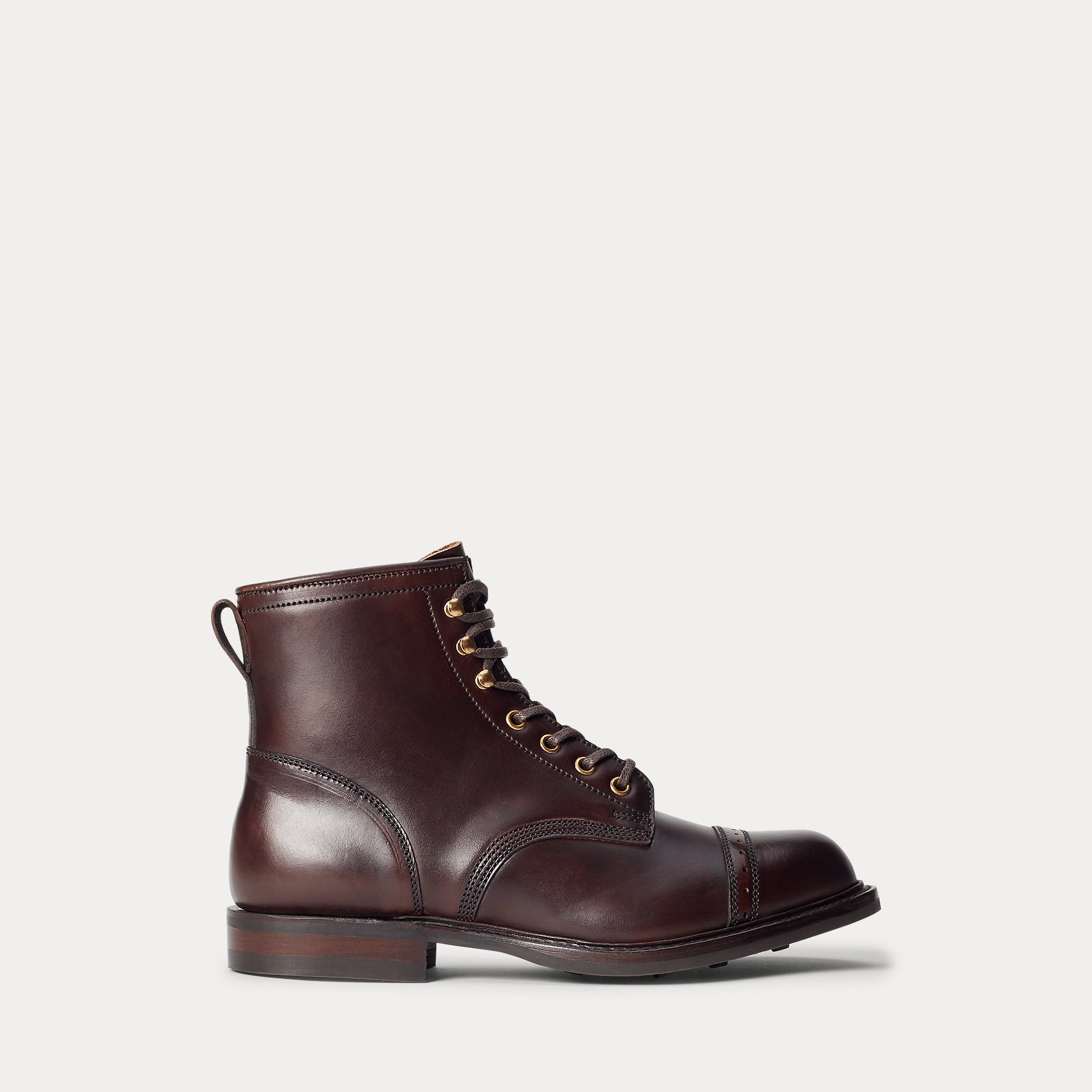 RRL Hand-Burnished Leather Boot