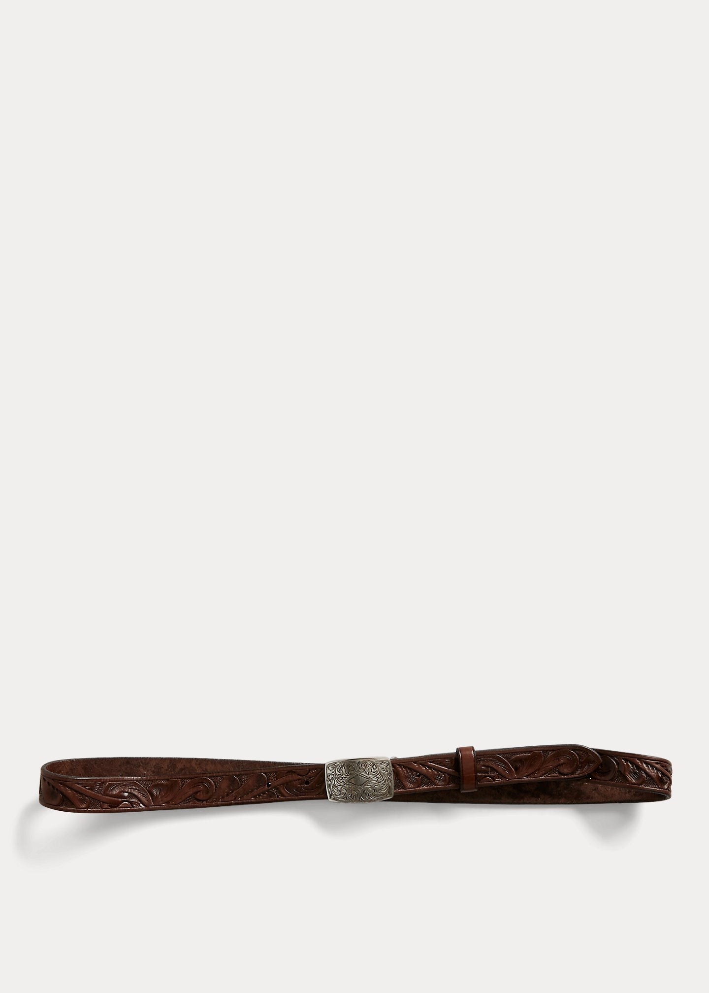 RRL Hand-Tooled Leather Belt