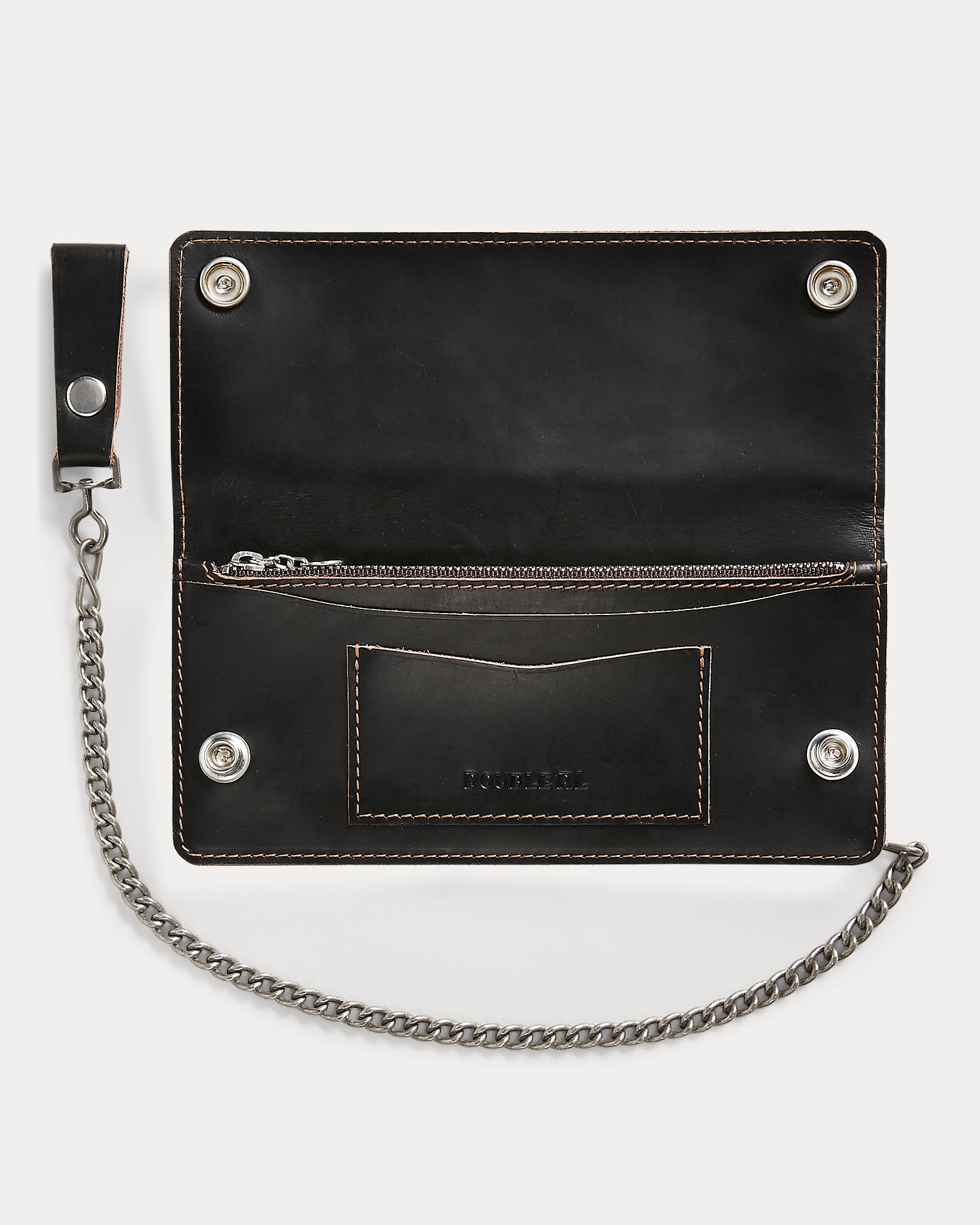 RRL Leather Chain Wallet