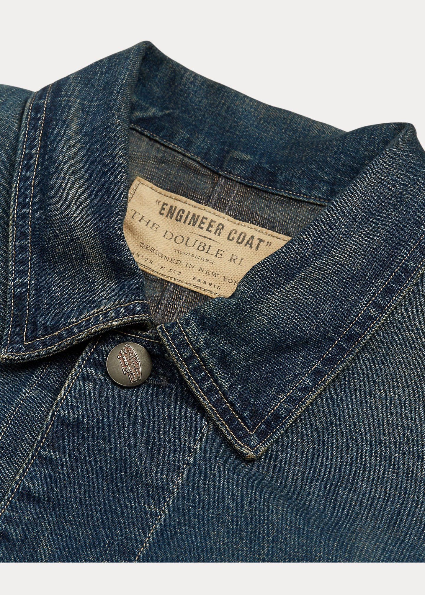 RRL Cotton-Linen Denim Engineer Jacket