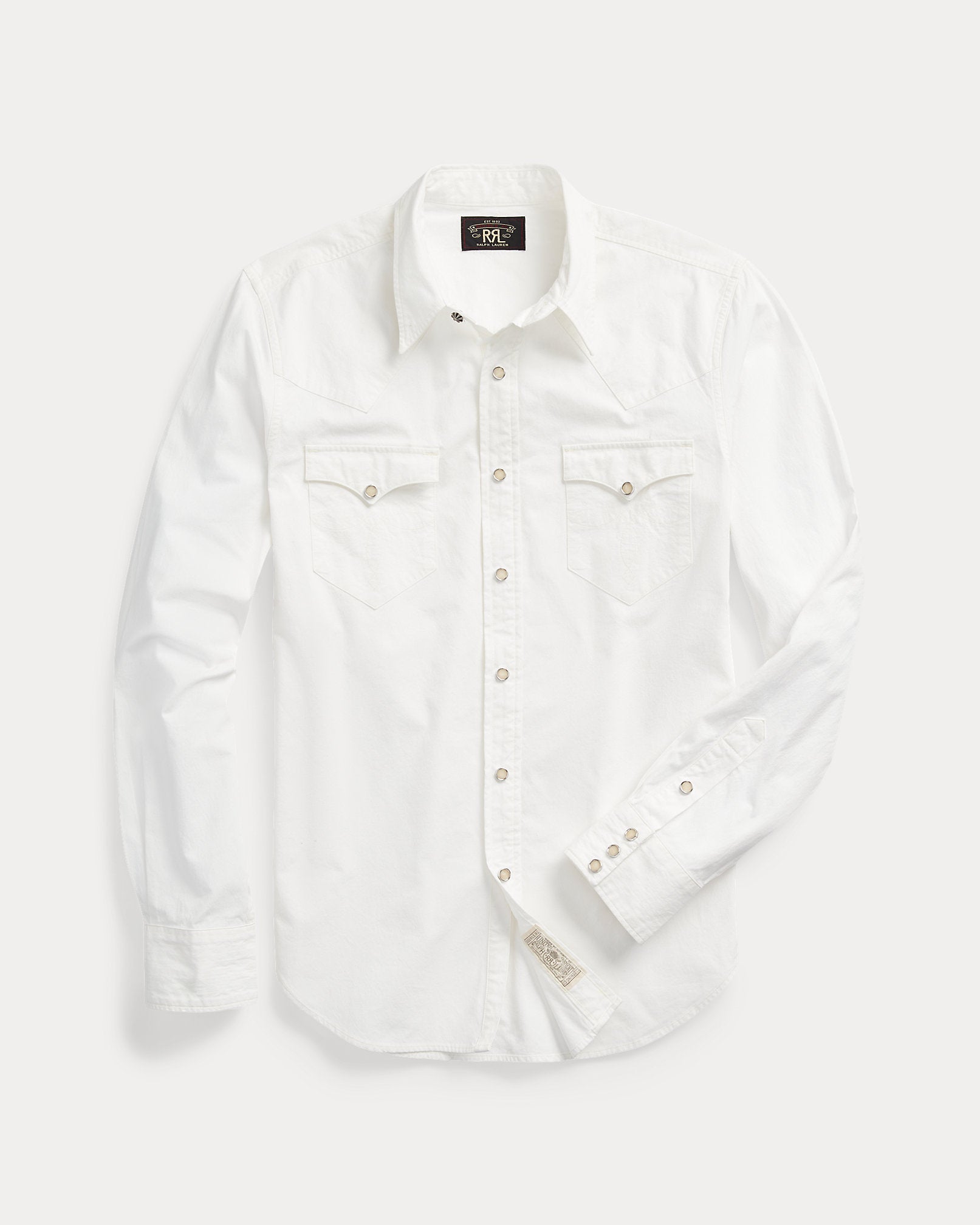 RRL Slim Fit Poplin Western Shirt