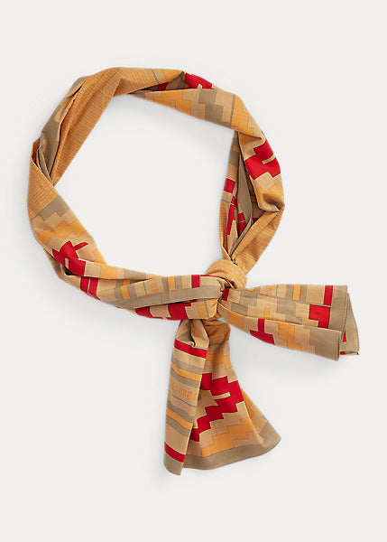 RRL Geometric-Print Cotton Scarf