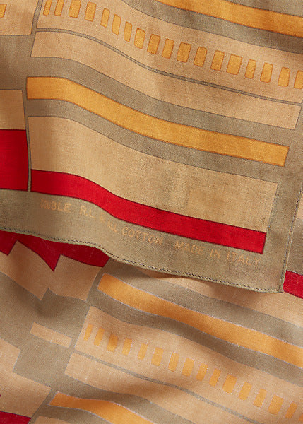 RRL Geometric-Print Cotton Scarf