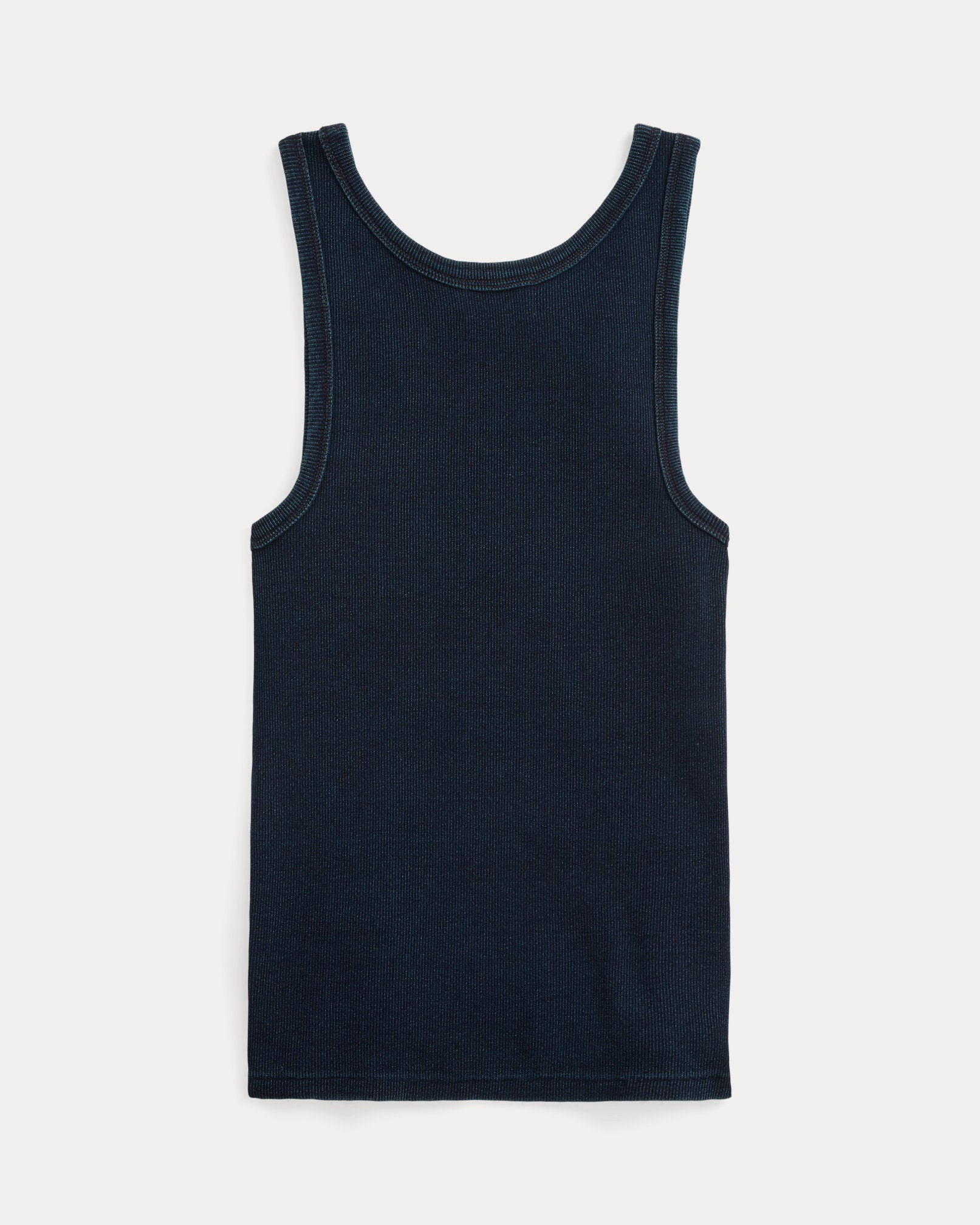 RRL - Stretch Cotton Ribbed Tank - Indigo