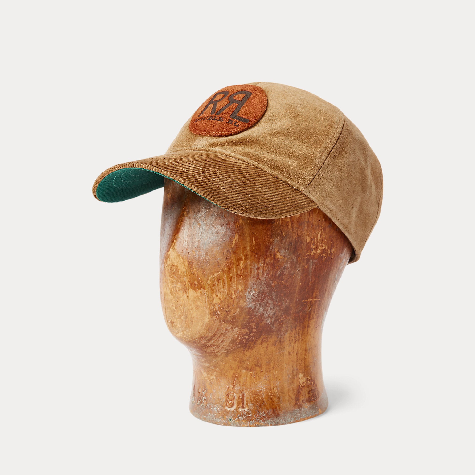 RRL Roughout Suede Ball Cap - Tan