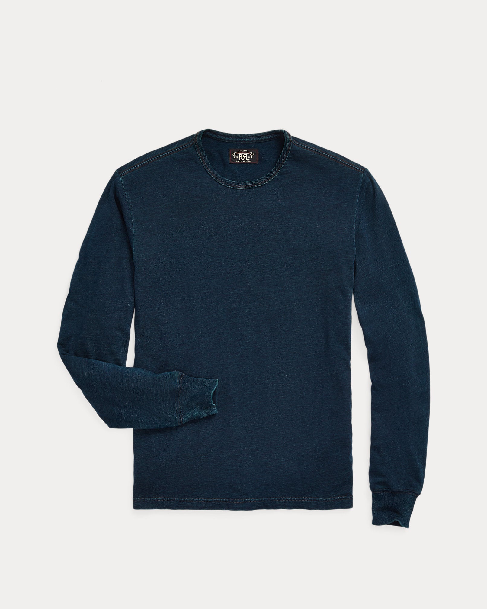 RRL Indigo Jersey Long-Sleeve T-Shirt