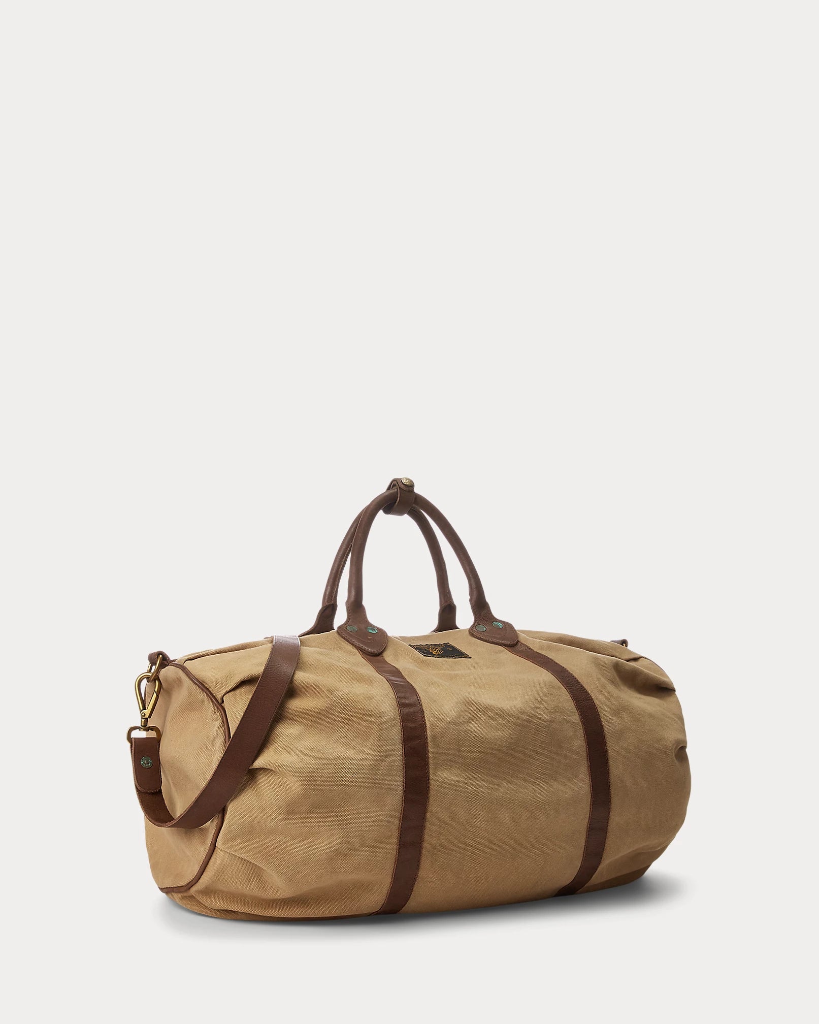 RRL Leather-Trim Canvas Duffel