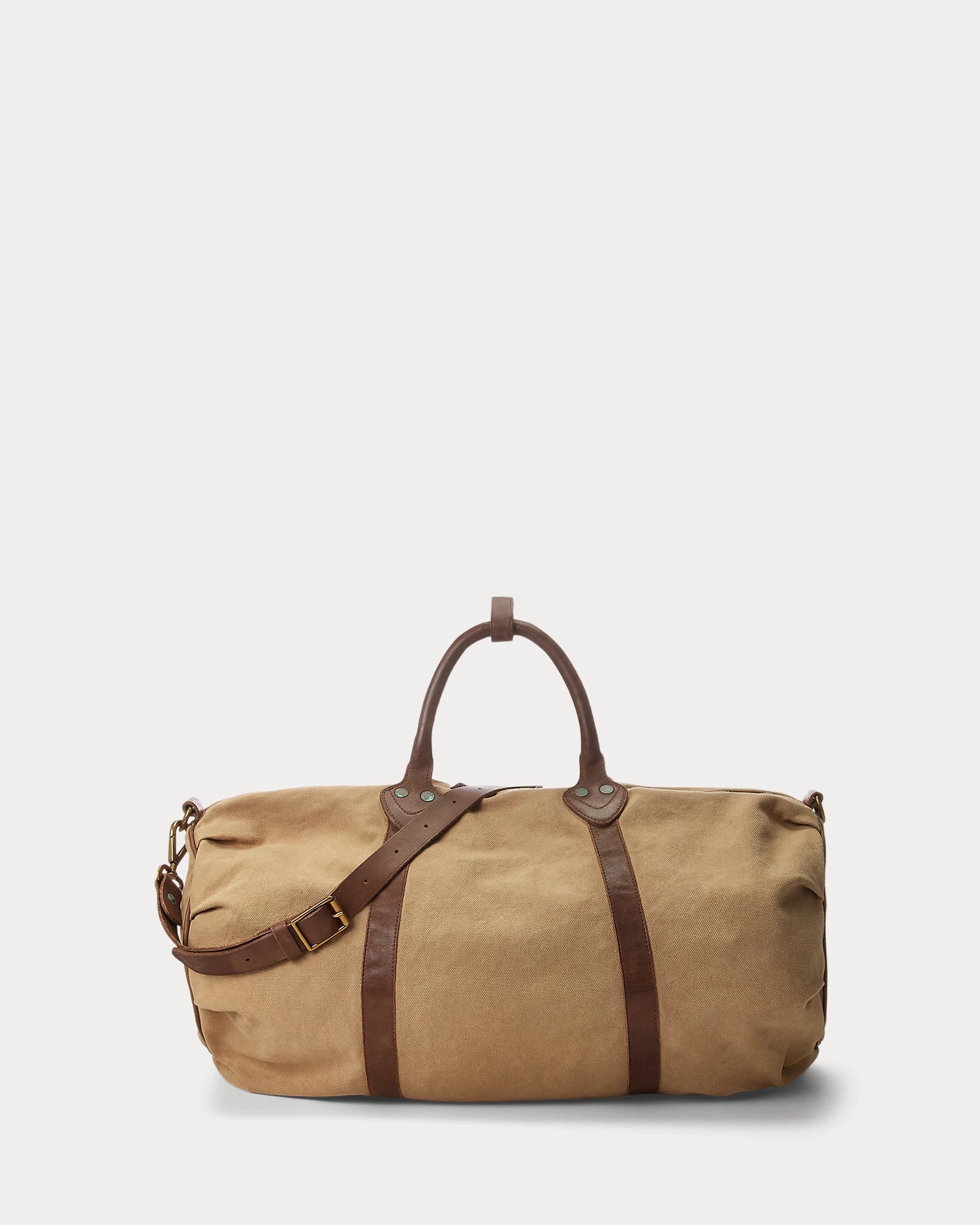 RRL Leather-Trim Canvas Duffel