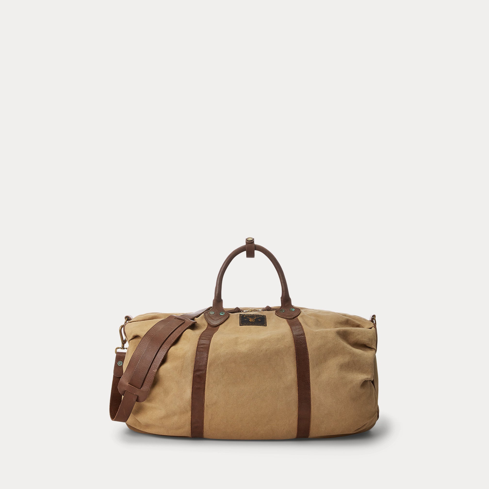 RRL Leather-Trim Canvas Duffel