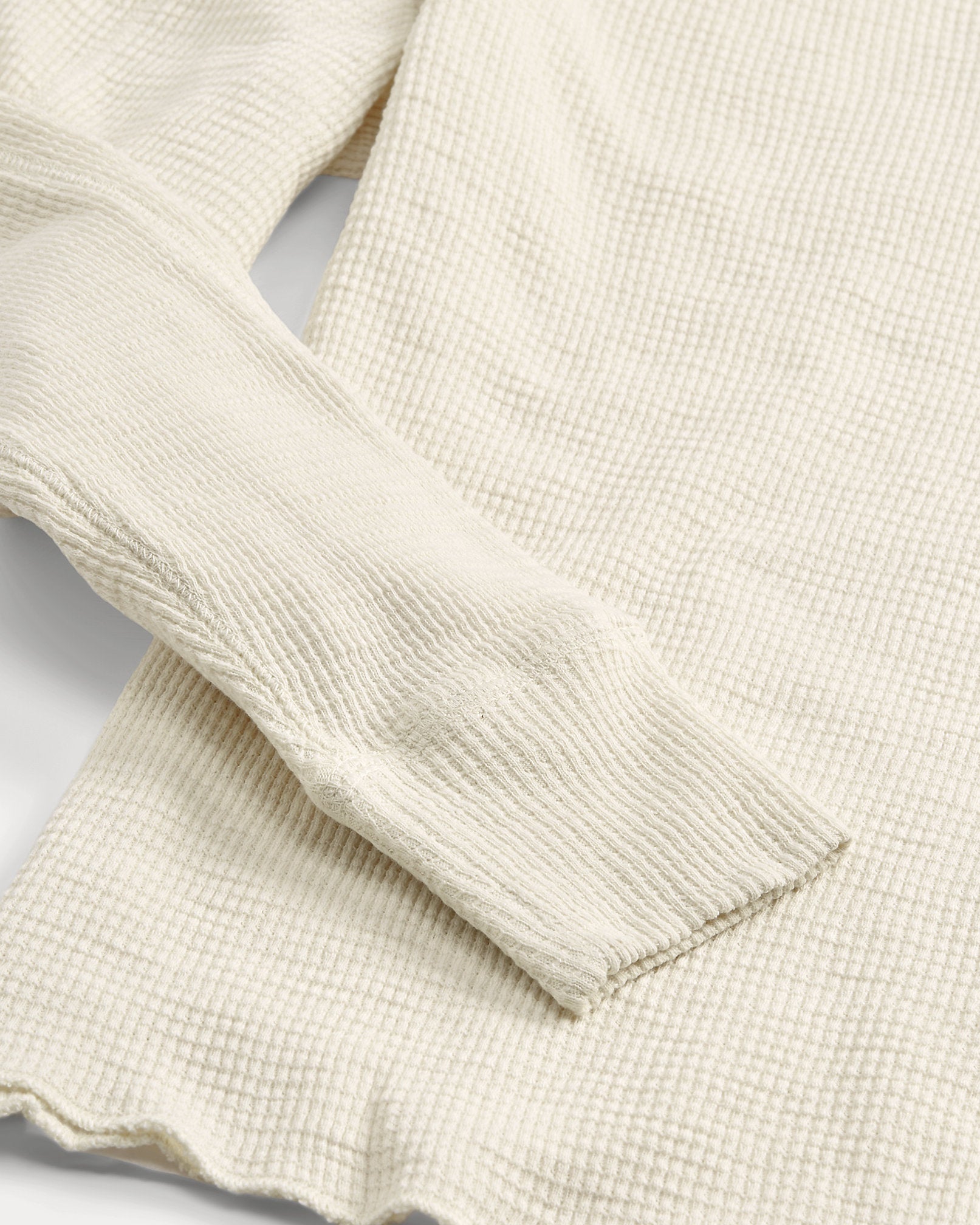 RRL Textured Crewneck - Paper White