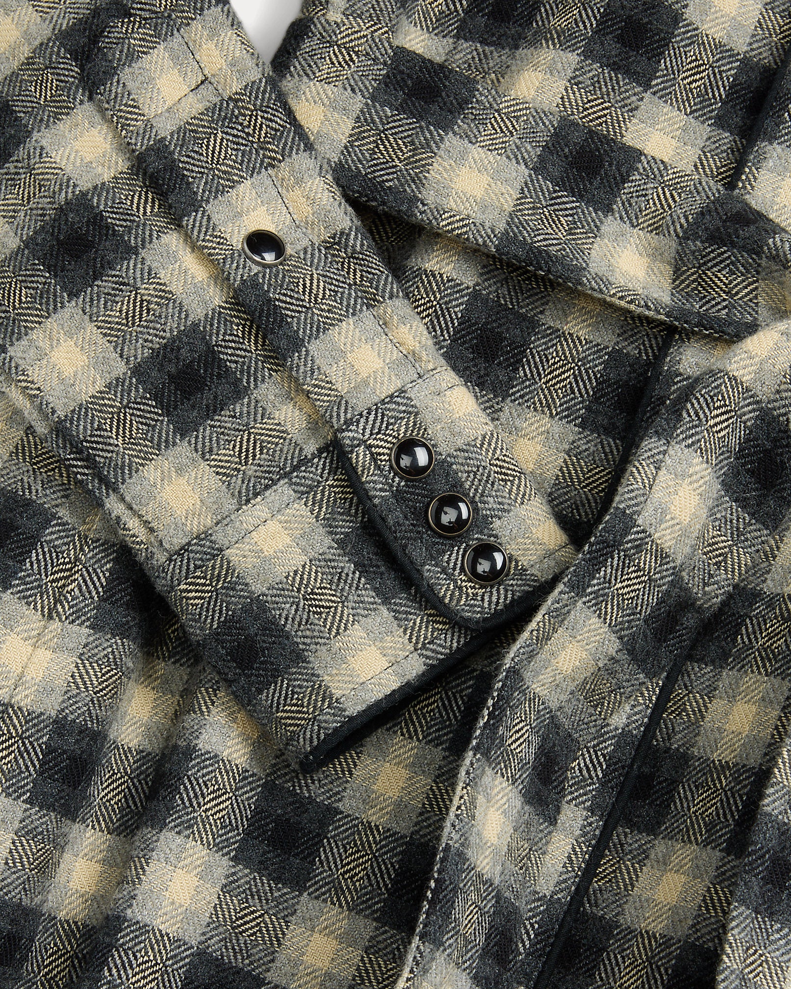 RRL Plaid Dobby Western Shirtdress