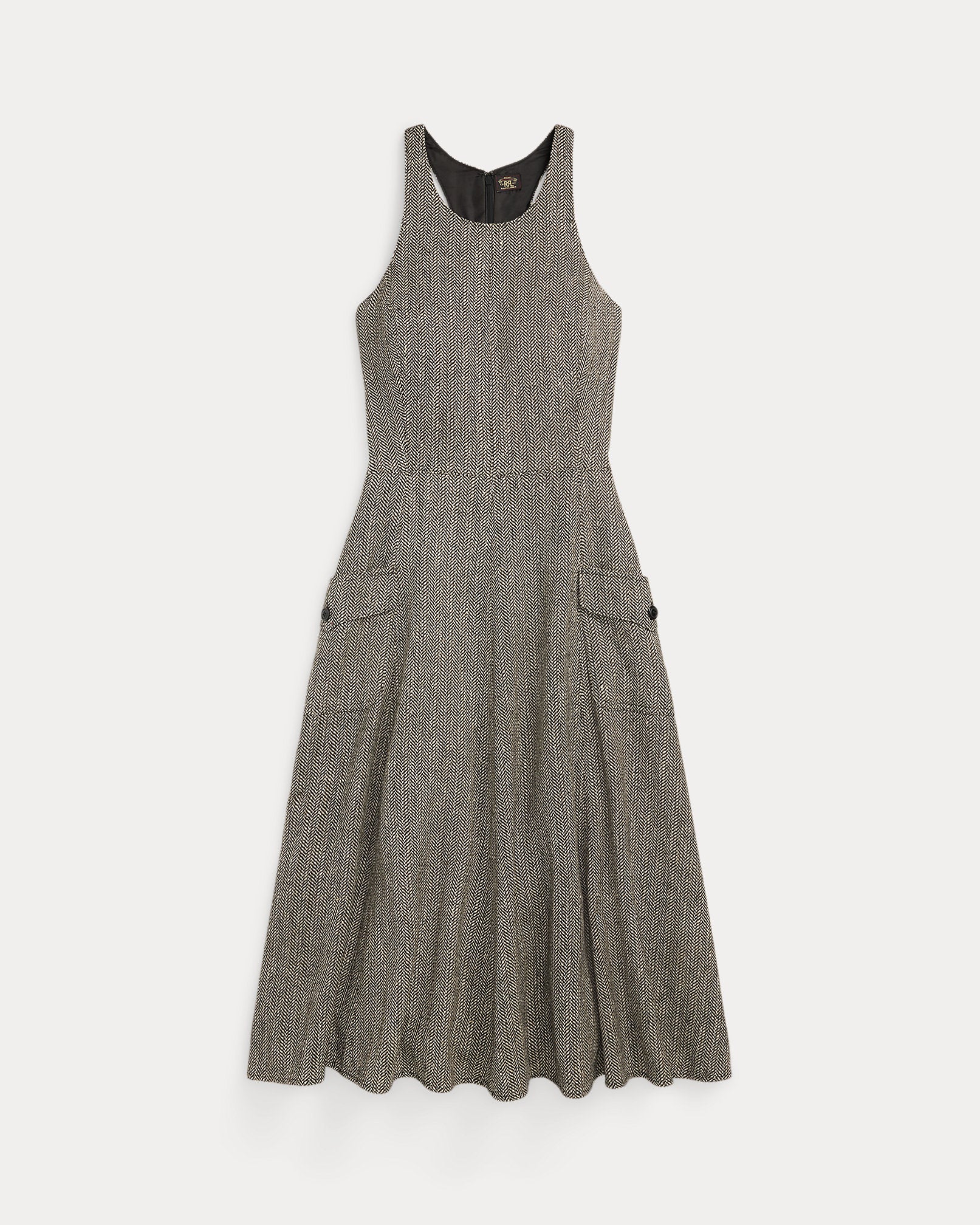 RRL Herringbone Tweed Racerback Dress