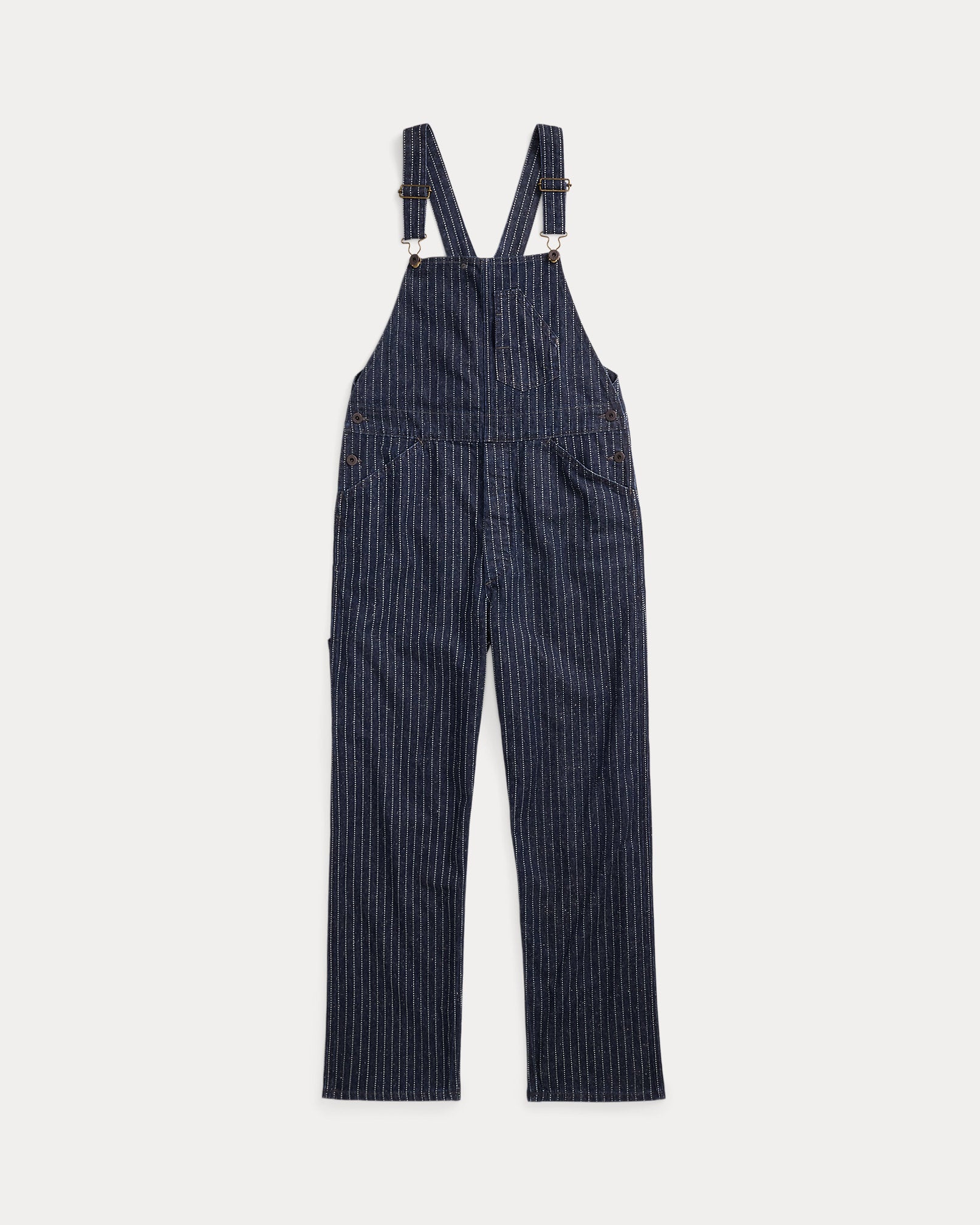 RRL Indigo Dot-Stripe Denim Overall