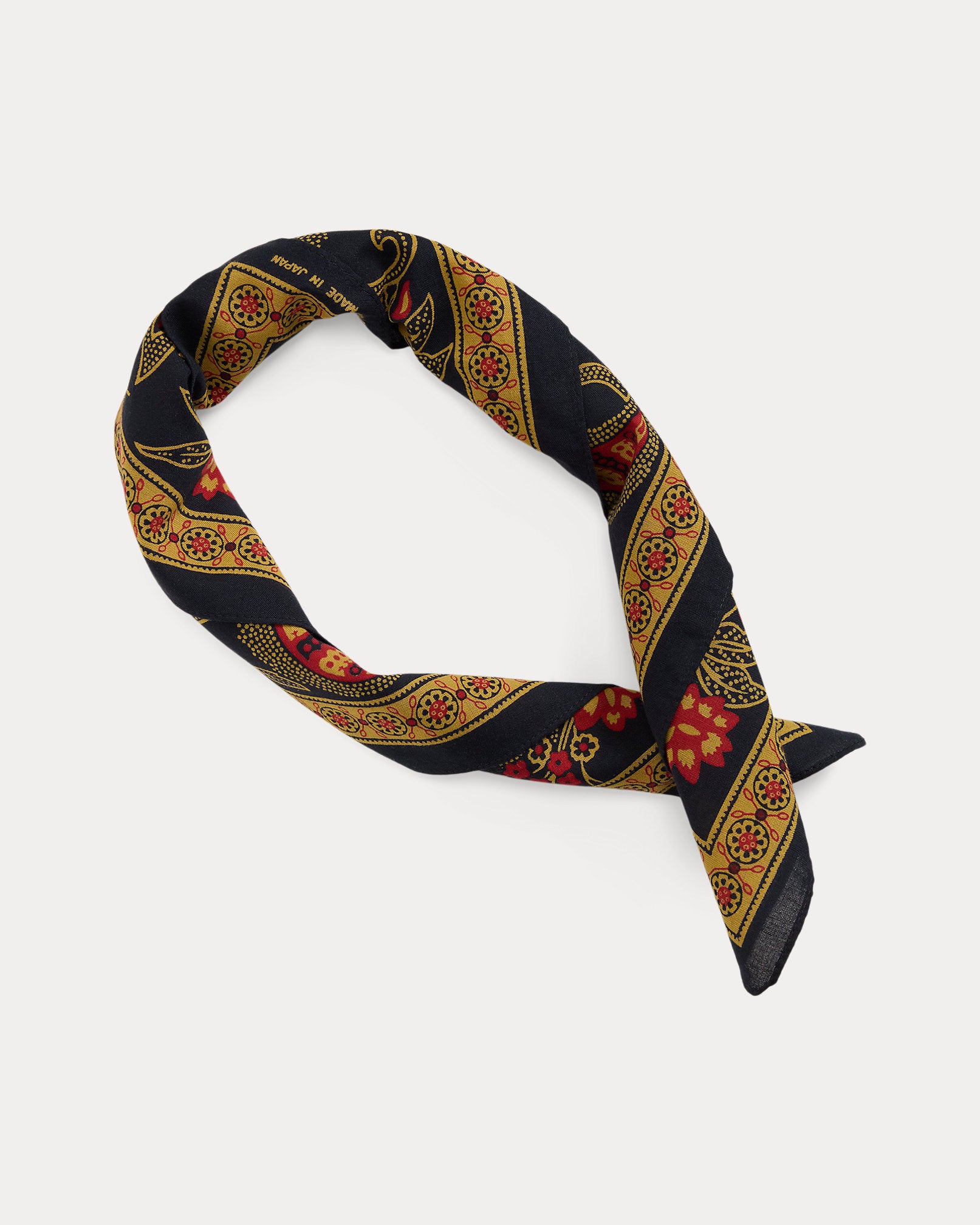 RRL Motorcyclist-Print Cotton Bandanna