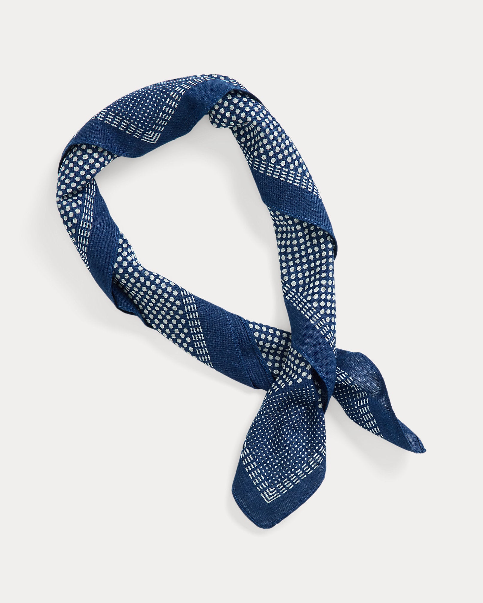 RRL Polka-Dot Cotton Bandanna