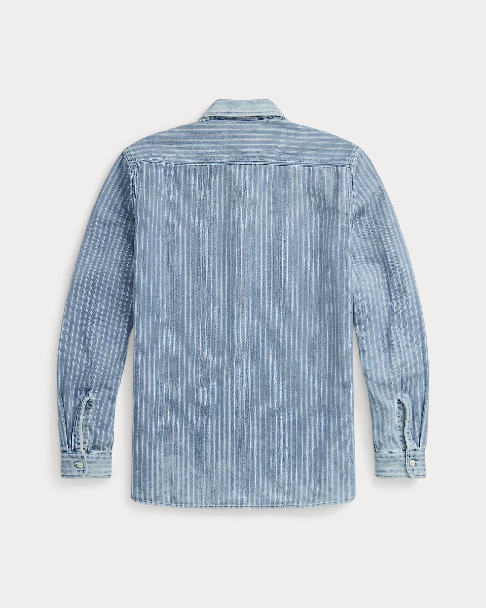 RRL Indigo Striped Double-Faced Workshirt