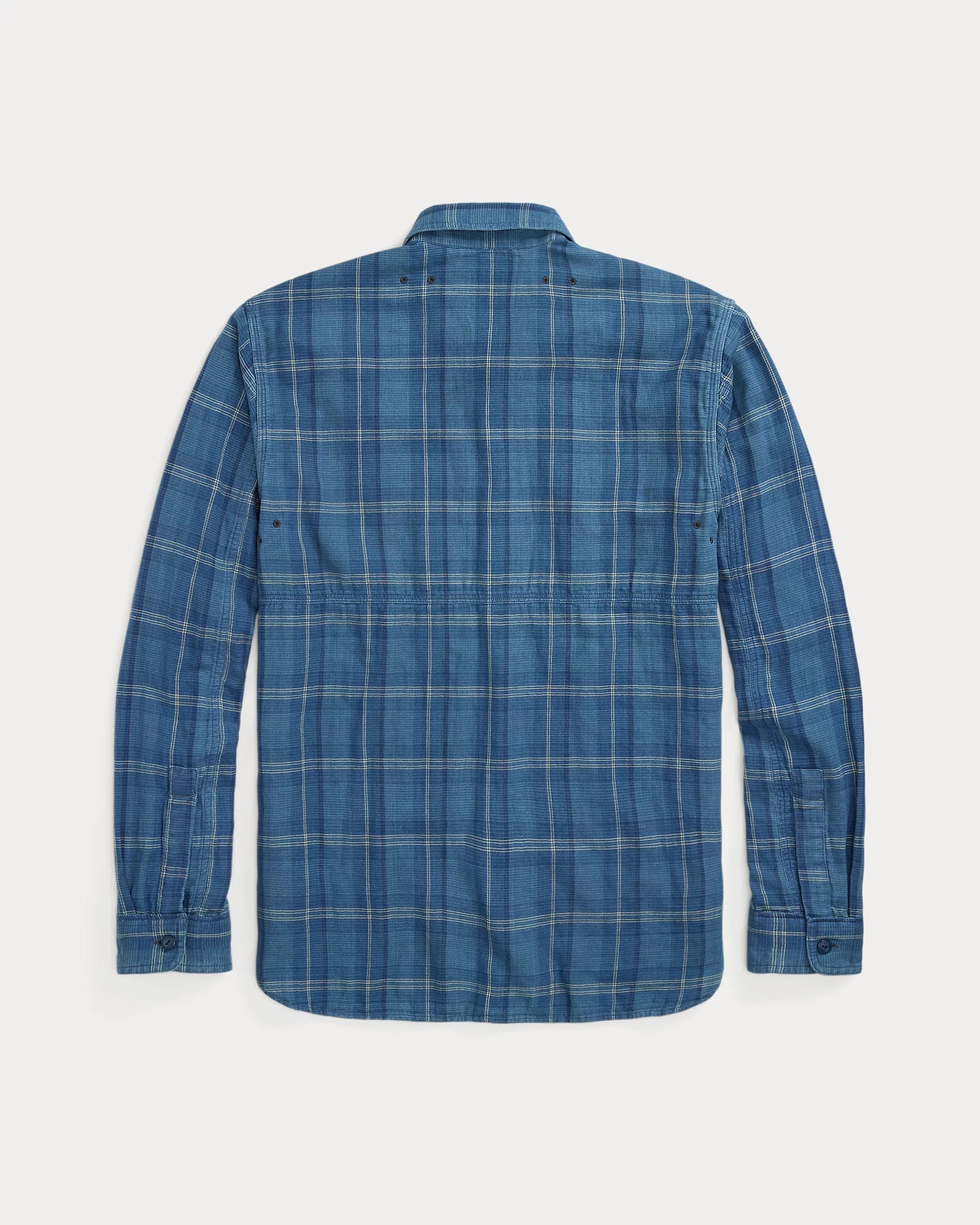 RRL Indigo Plaid Double-Faced Workshirt