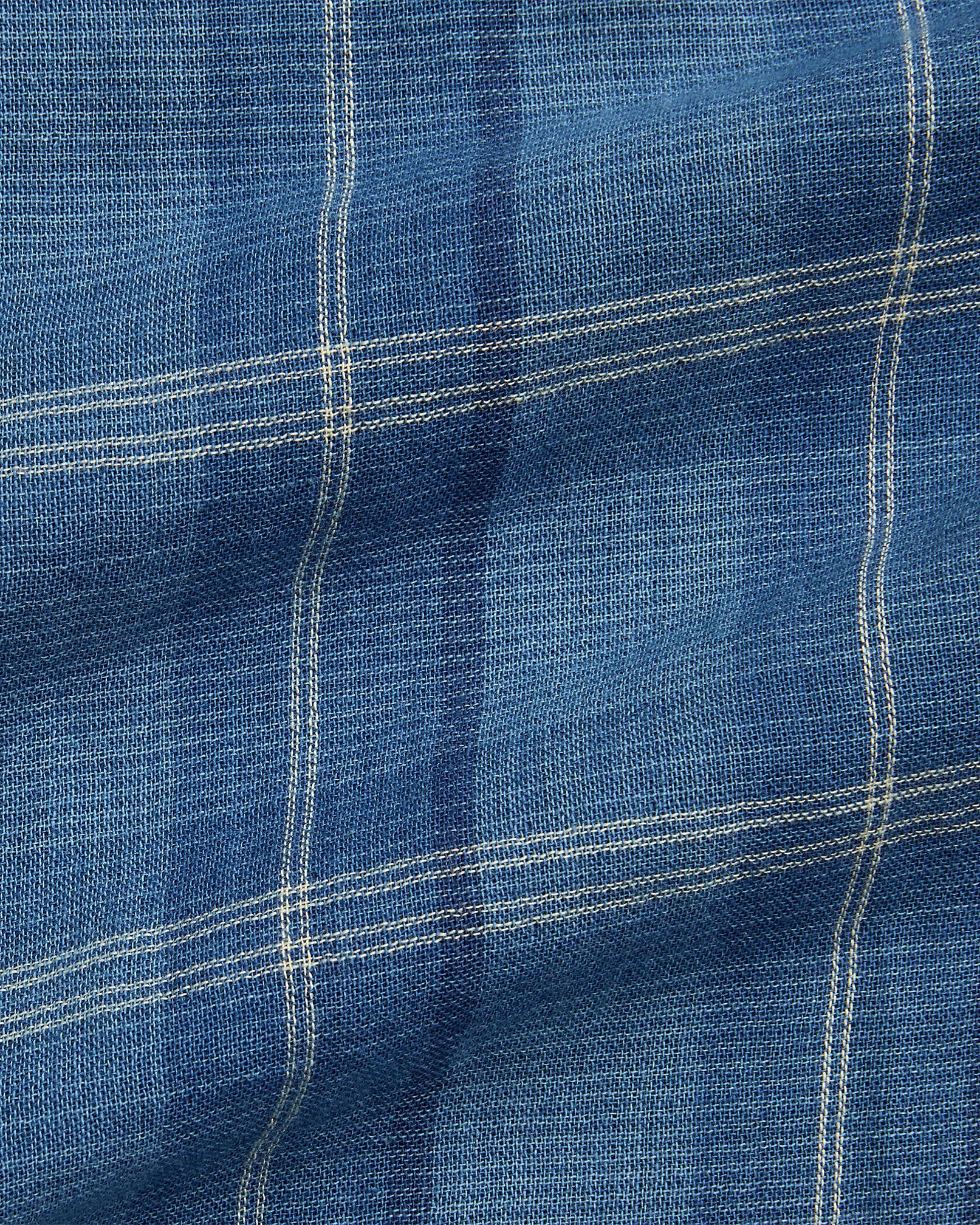 RRL Indigo Plaid Double-Faced Workshirt