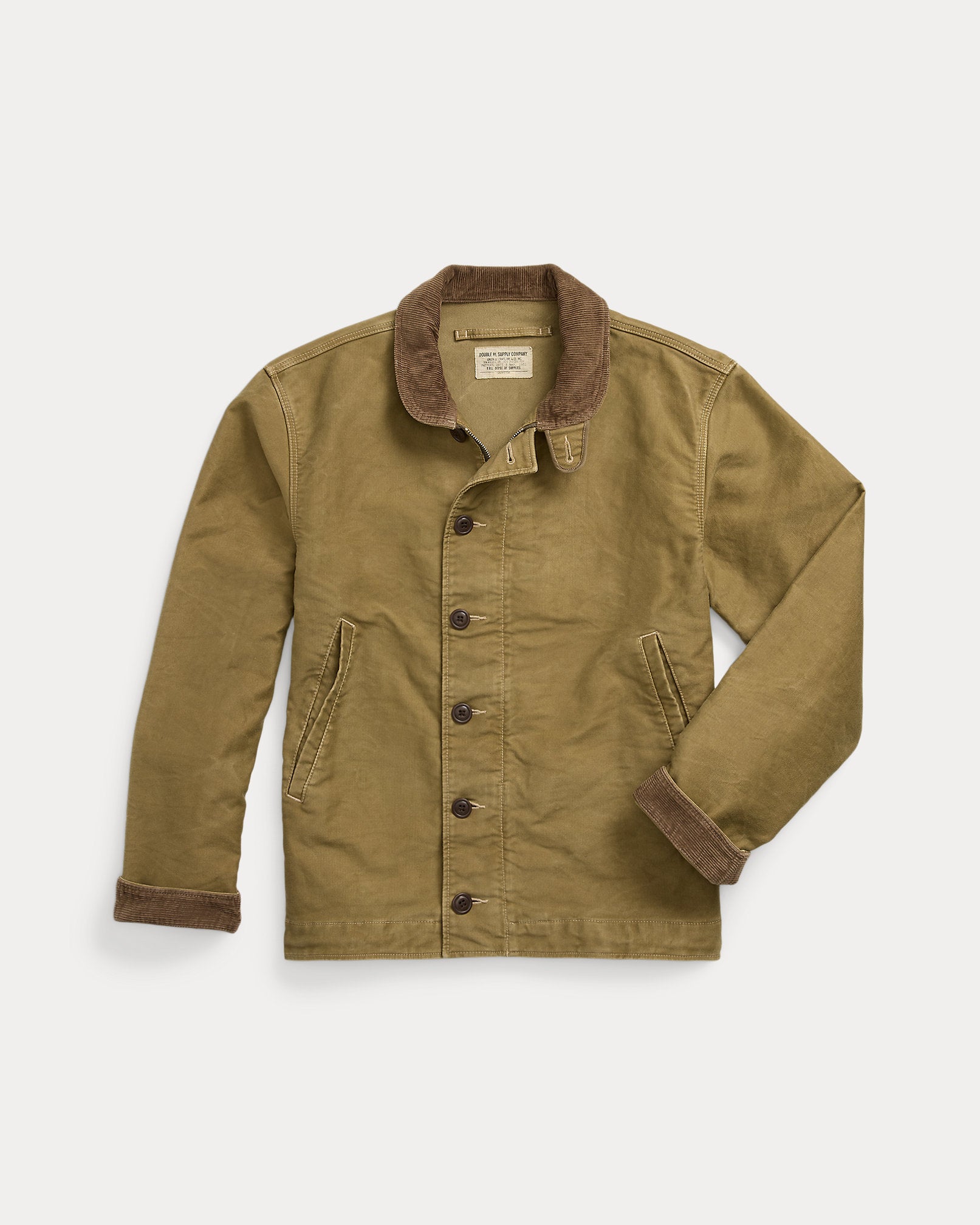 RRL Corduroy-Collar Cotton Deck Jacket